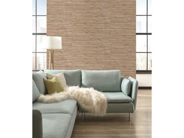 York Wallcoverings Grasscloth Resource Library Neutral / Silver River Grass Wallpaper YWVG4441