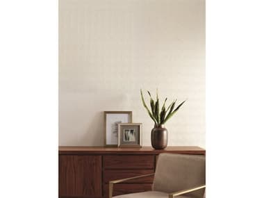 York Wallcoverings Geometric Resource Library White Labyrinth Wallpaper YWGM7500