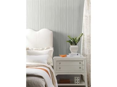 York Wallcoverings Stripes Resource Library Gray / Cream Liquid Lineation Wallpaper YWSR1607