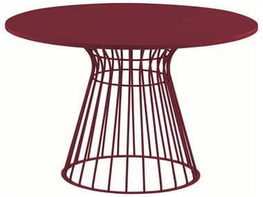 YumanMod Brigitte Red 47'' Wide Round Dining Table YMTM010105