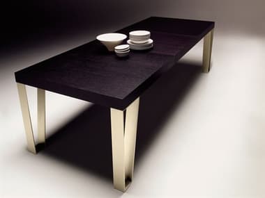 YumanMod Kyte Bronze / Oak Rectangular Dining Table YMOR0103