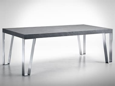 YumanMod Kyte Steel / Slate Rectangular Dining Table YMOR0105