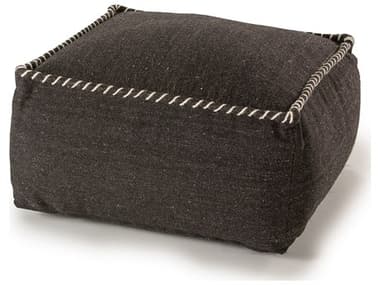 YumanMod 27" Black Fabric Upholstered Ottoman YMET3167070101