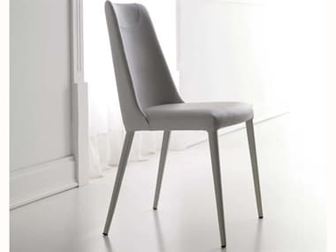 YumanMod Sally Leather Gray Upholstered Side Dining Chair YMOZ020501D