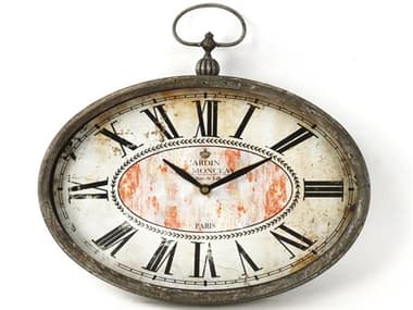 Zentique Paris Antique Grey Clock ZENPC004