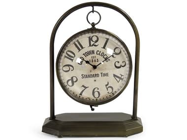 Zentique Bronze Iron Clock ZENPC082