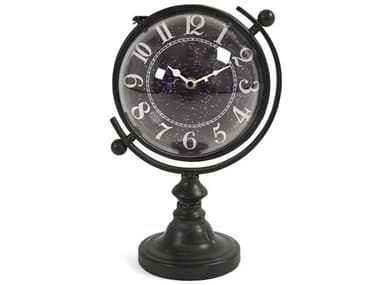 Zentique Black / White Iron Clock ZENPC083