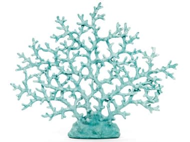 Zentique Distressed Aqua Blue Coral ZENSHI009