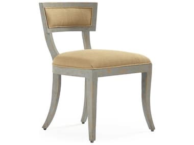 Zentique Birch Wood Brown Fabric Upholstered Side Dining Chair ZENLISH142291TAN