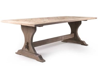 Zentique 95" Rectangular Wood Natural Dining Table ZENLISH92521