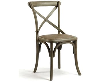 Zentique Parisienne Birch Wood Oak Side Dining Chair ZENFC035P204