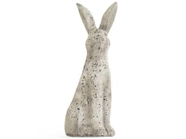 Zentique Distressed Grey Wash Rabbit Sculpture ZEN8418SA344