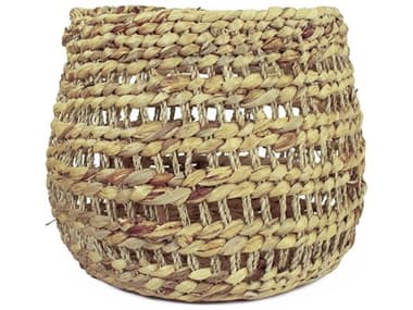 Zentique Brown 13" Woven Basket ZENZENOSB14M