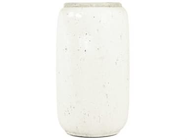 Zentique Distressed White 10" Vase ZEN4974SA25A