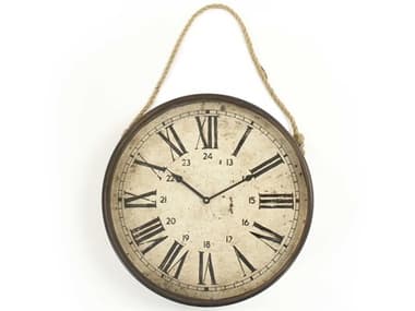 Zentique Antique Grey Bale Wall Clock ZENPC055