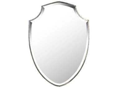 Zentique Barbora Distressed Silver 25''W x 35''H Wall Mirror ZENEAT11721