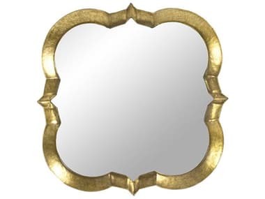 Zentique Elisha Distressed Gold 53'' Wide Wall Mirror ZENEZT142322