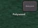 Polywood Finish / Aluminum: Green Polywood / Textured Black Aluminum