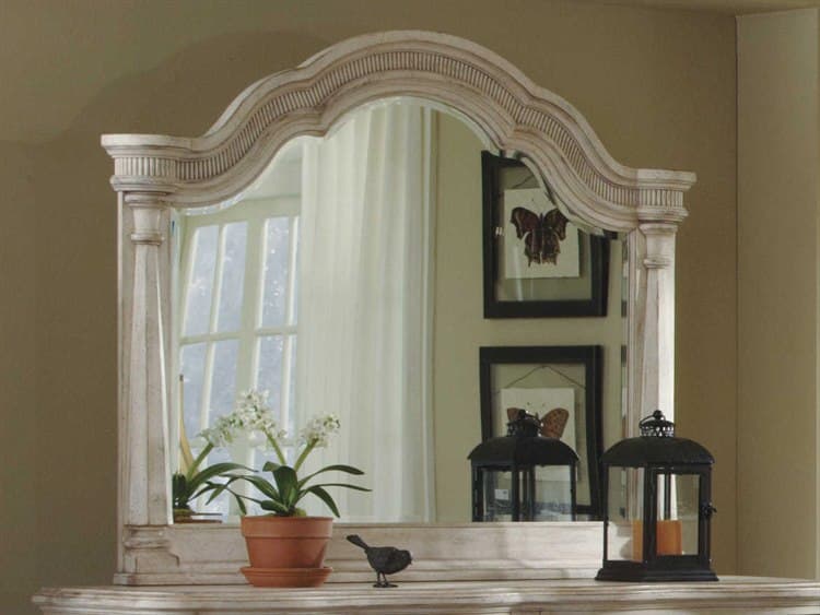 A.R.T. Furniture Belmar White Antique Linen 54''W x 45''H Dresser