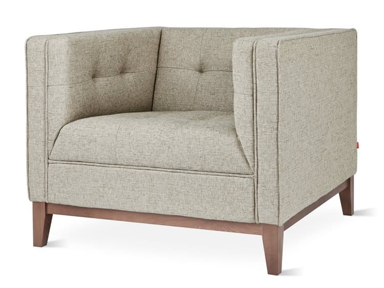 Gus* Modern Atwood Leaside Driftwood Accent Chair GUMECCHATWOLEADRIWN