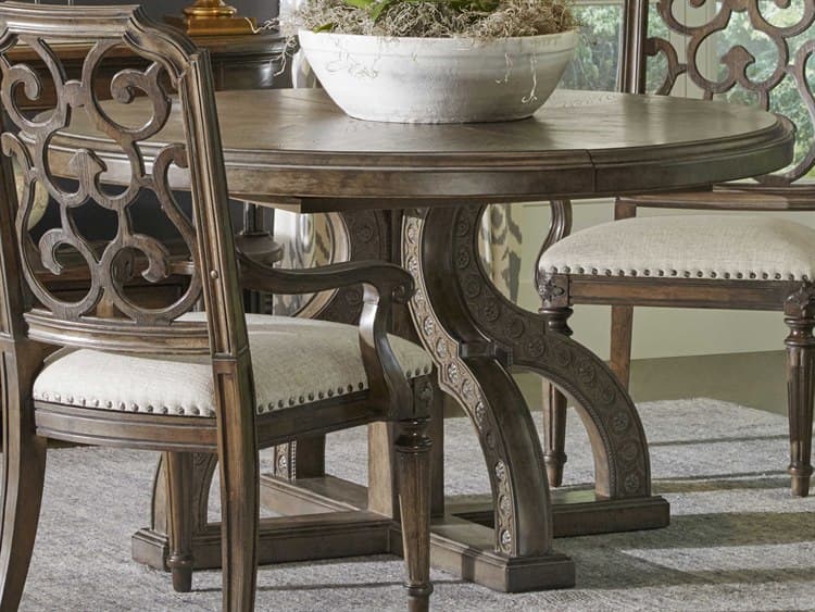 A.R.T. Furniture Vintage Salvage Walnut 5476'' Wide Round / Oval