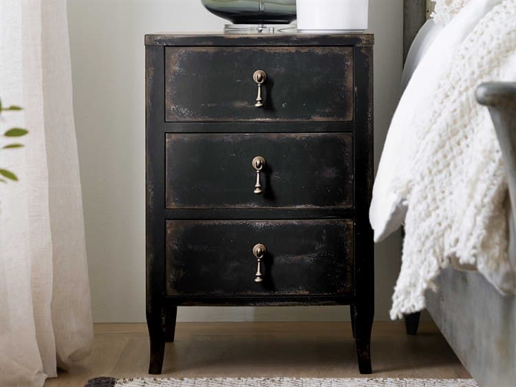 Hooker Furniture Ciao Bella Black Three-Drawer Nightstand | HOO58059011599