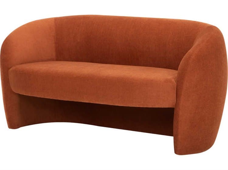 Black Matte Loveseat Sofa, Nuevo Living Clementine Dining Chair