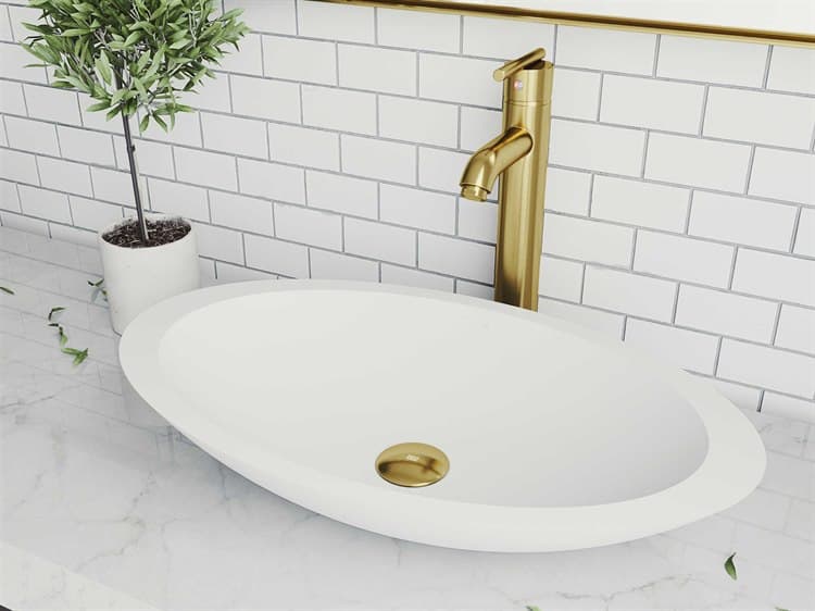 vigo wisteria matte stone vessel bathroom sink