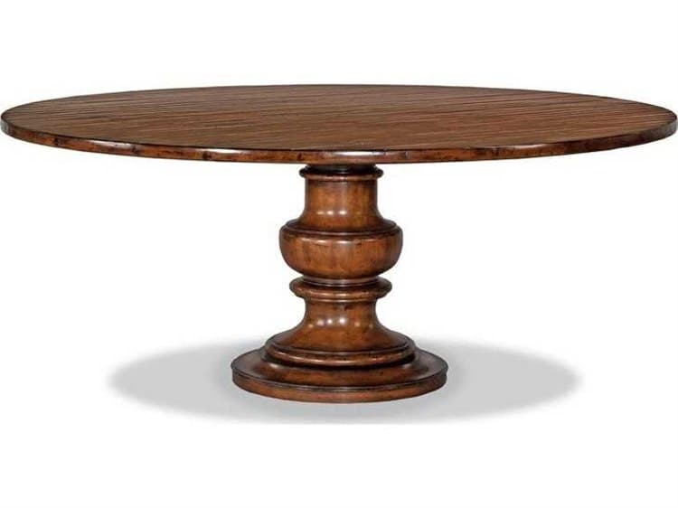 Woodbridge Furniture Tuscan Santa Fe 72 Wide Hand Planed Round Dining Table W5035bt7211 Woodbridge Furniture Tuscan Santa Fe 72, Tuscan Round Dining Table