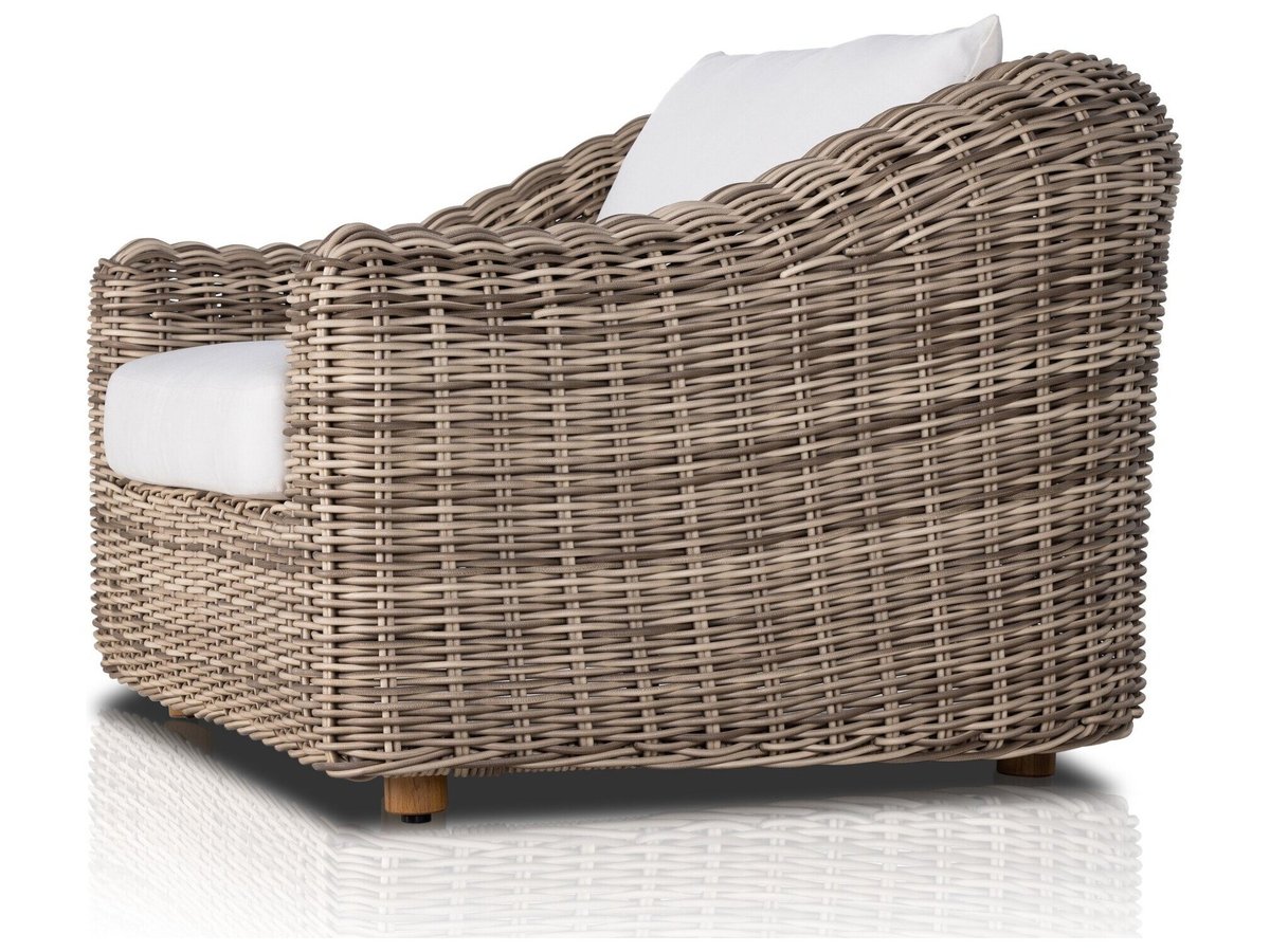 Four Hands Outdoor Pembrook Venao Ivory / Natural Teak / Chunky