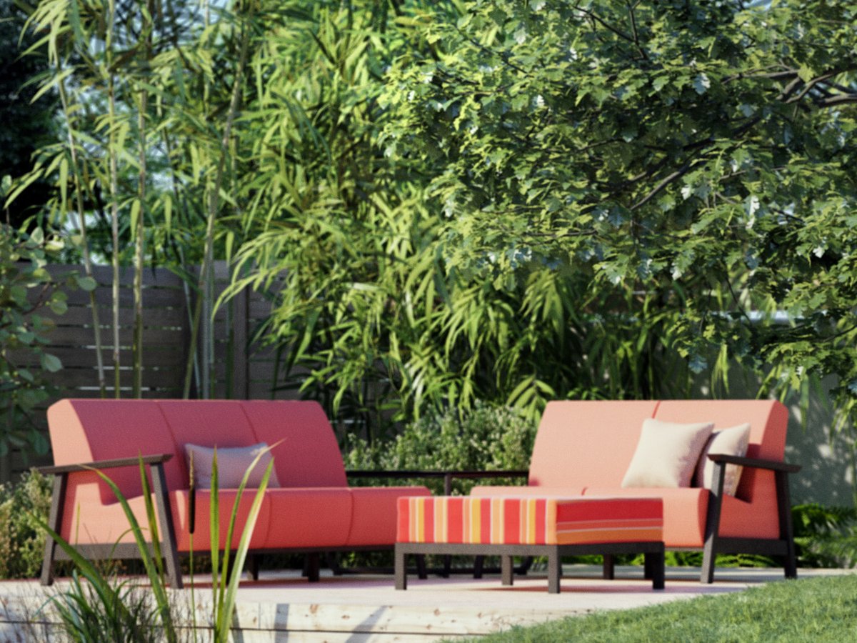 Homecrest Revive Dreamcore Cushion Aluminum Outdoor Patio Sofa