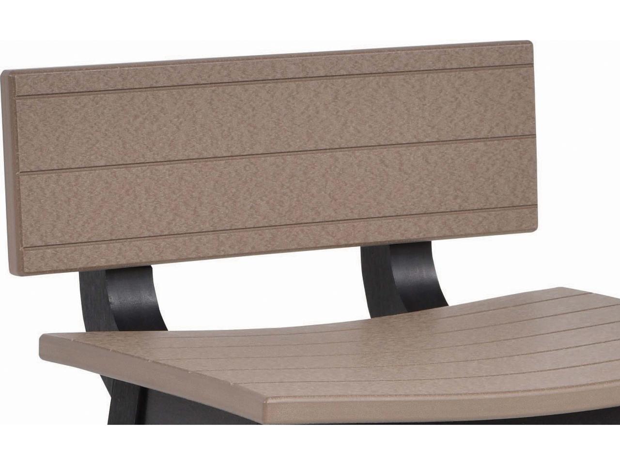 Berlin Gardens Saddle Stool Back Kit in Poly Lumber | PatioLiving