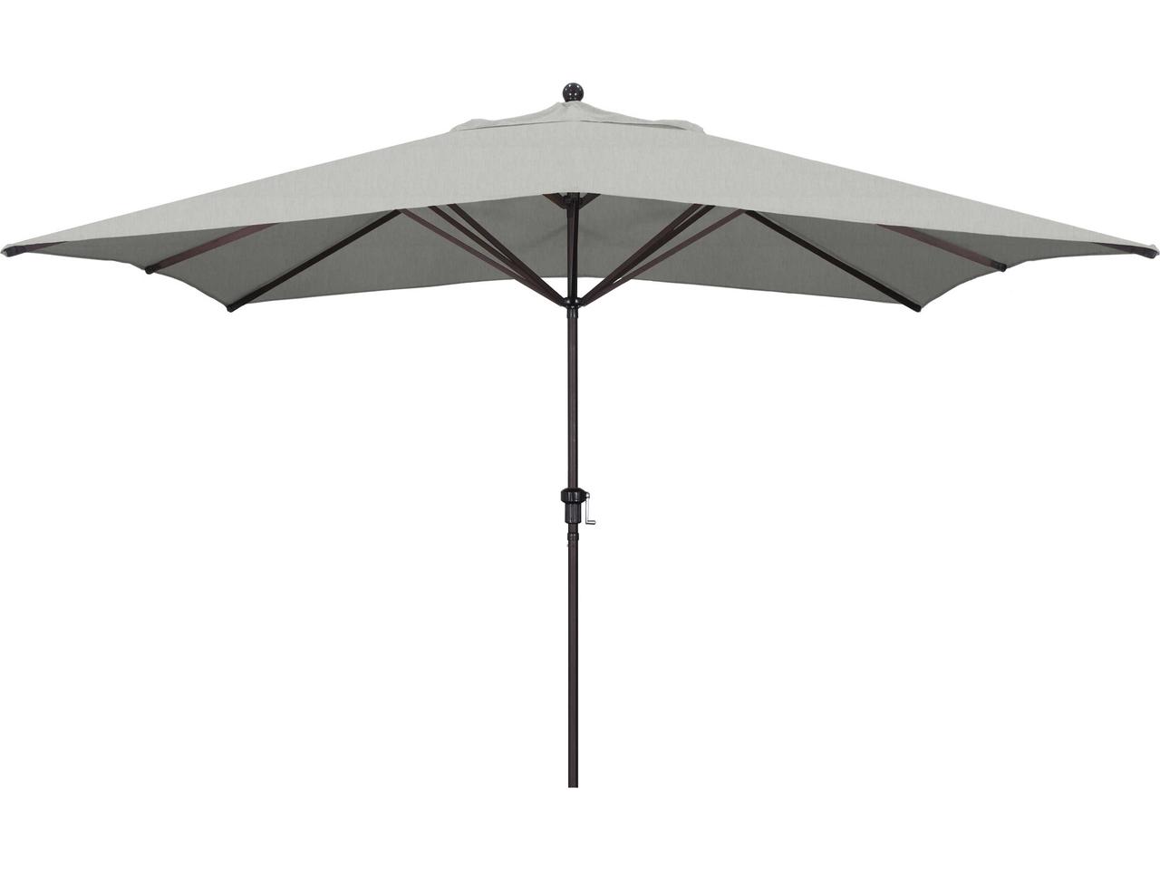 california umbrella 11 ft tahoe series aluminum market patio umbrella California Umbrella Tahoe Series 11 Foot Rectangular Aluminum Market  Umbrella with Crank Lift