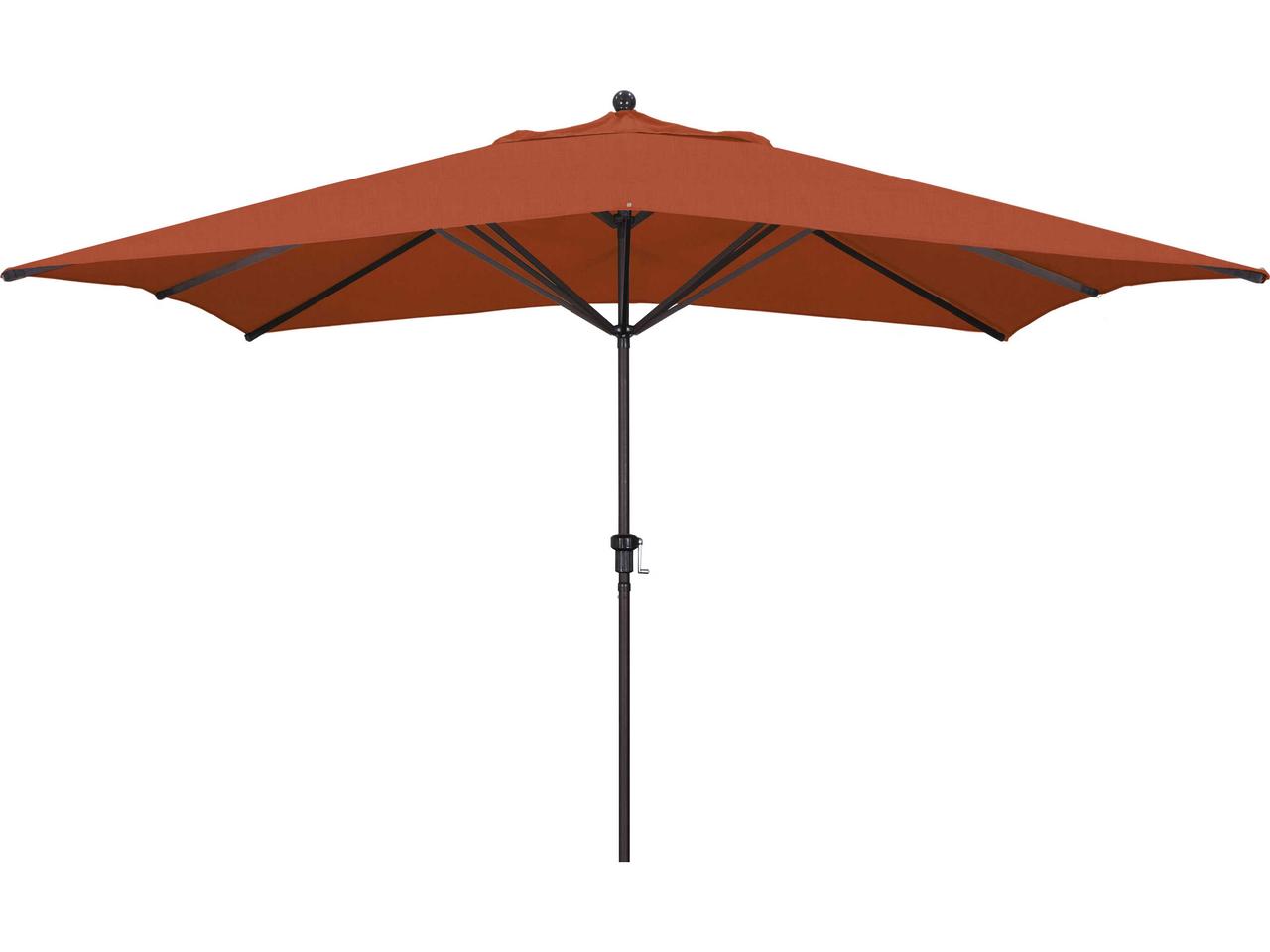 California Umbrella Tahoe Series 11 Foot Rectangular Aluminum Market  Umbrella with Crank Lift | PatioLiving