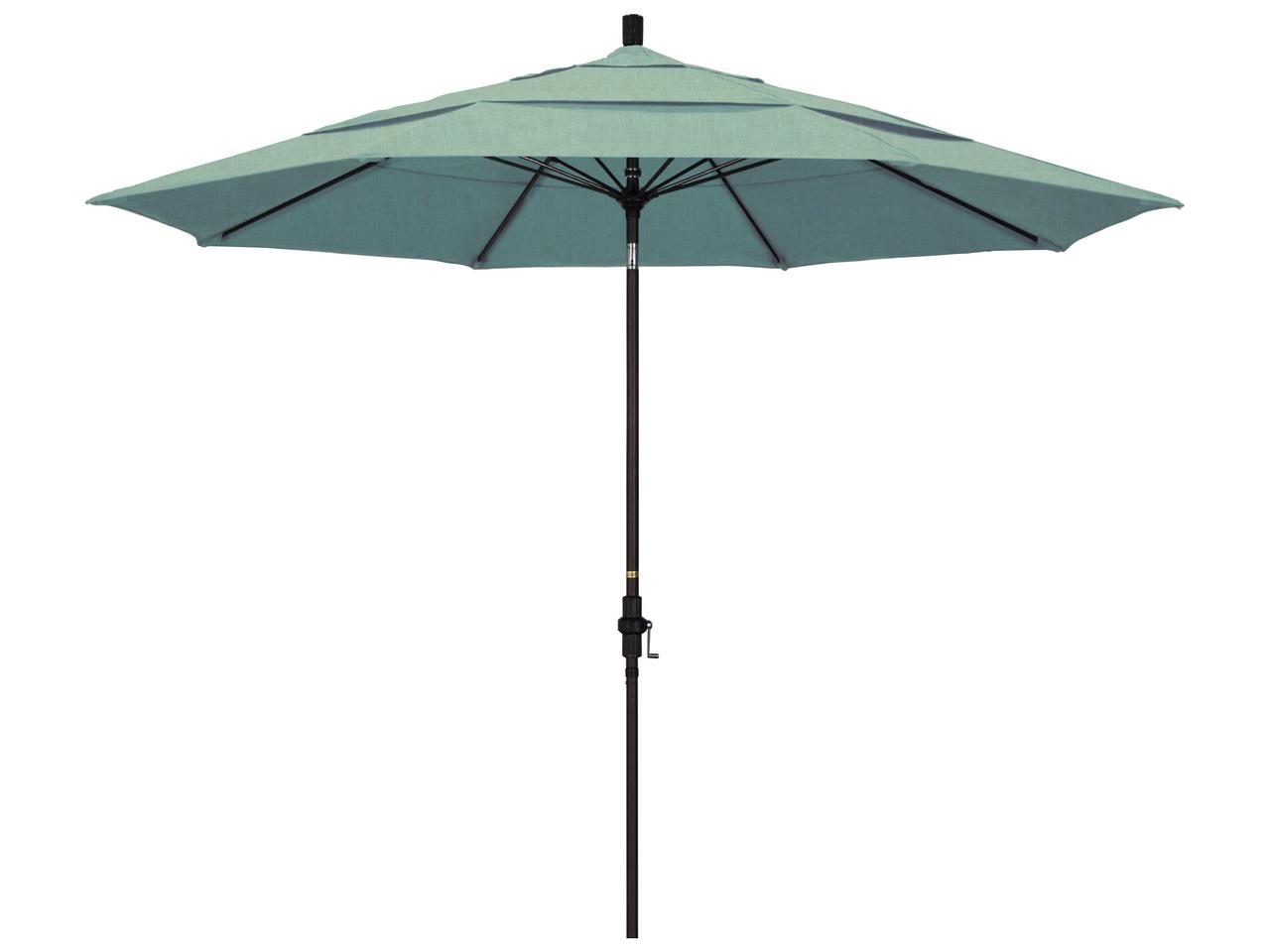 California Patio Umbrella Custom Sun Master Series 11 Foot Octagon Market Aluminum Patio Umbrella with Crank Lift System | GSCUF118-NONSTOCK | PatioLiving California Patio Umbrella Custom Sun Master Series 11 Foot Octagon Market Aluminum Patio Umbrella with Crank Lift System | GSCUF118-NONSTOCK | PatioLiving
