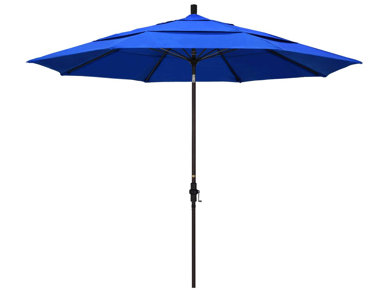 black offset cantilever hanging patio umbrella with dual wind vent ELM 10" Ft Cantilever Offset Outdoor Patio Umbrella, Beige