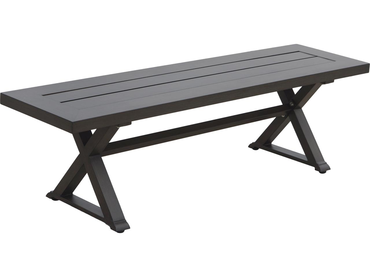 【新品、未使用】BROOKLYN OUTDOOR COMPANY Table Darlee Brooklyn 67 x 39 Inch Rectangular 6 Piece Dining Set in