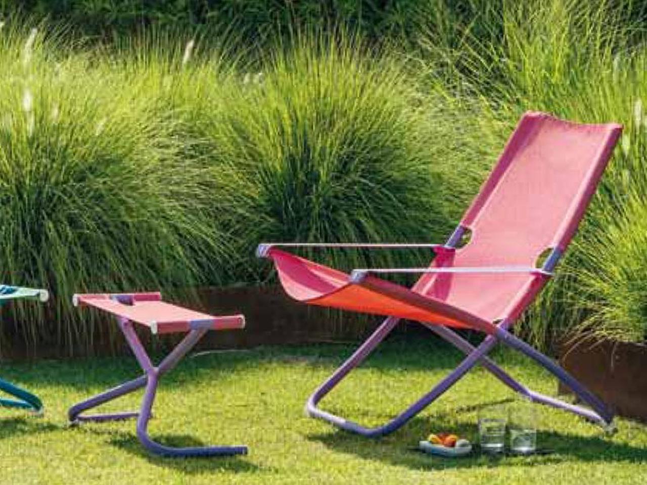 EMU Snooze 201 Outdoor Lounge Deckchair — Steel Frame Textilene