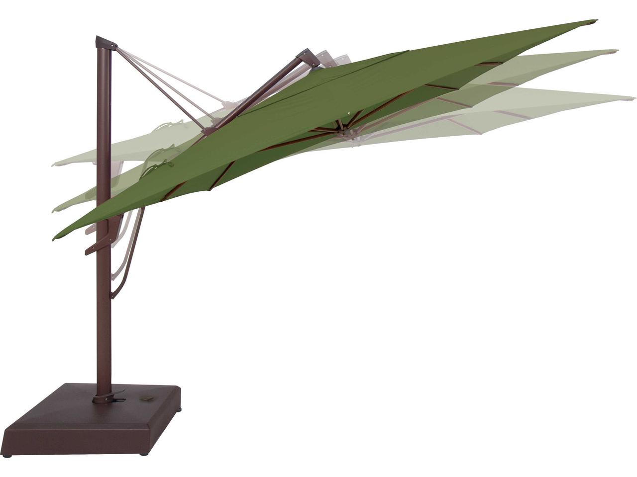 Treasure Garden AKZ Plus 10 x 13 Foot Rectangular Cantilever