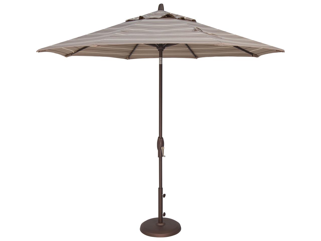 comercial windproof sunbrella crank & tilt 9 foot patio umbrellas Treasure Garden UM810 9 Foot Octagon Auto Tilt Crank Lift Umbrella
