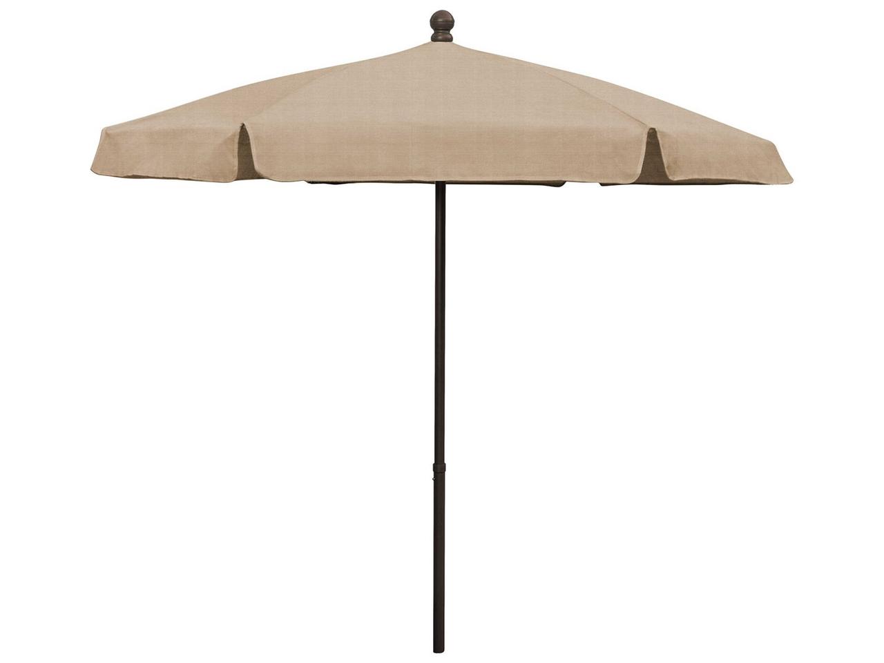 7.5 ft patio umbrella frame Fiberbuilt 7.5 Foot Hexagon Push Up Umbrella