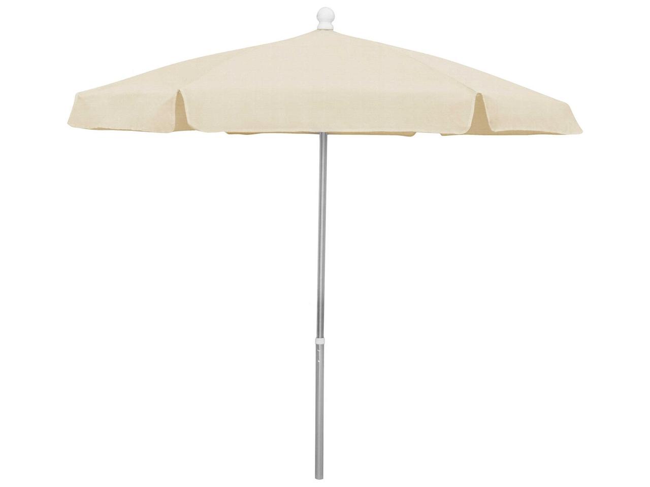 7 ft patio umbrella with 1.25 pole Fiberbuilt 7.5 Foot Hexagon Push Up Umbrella