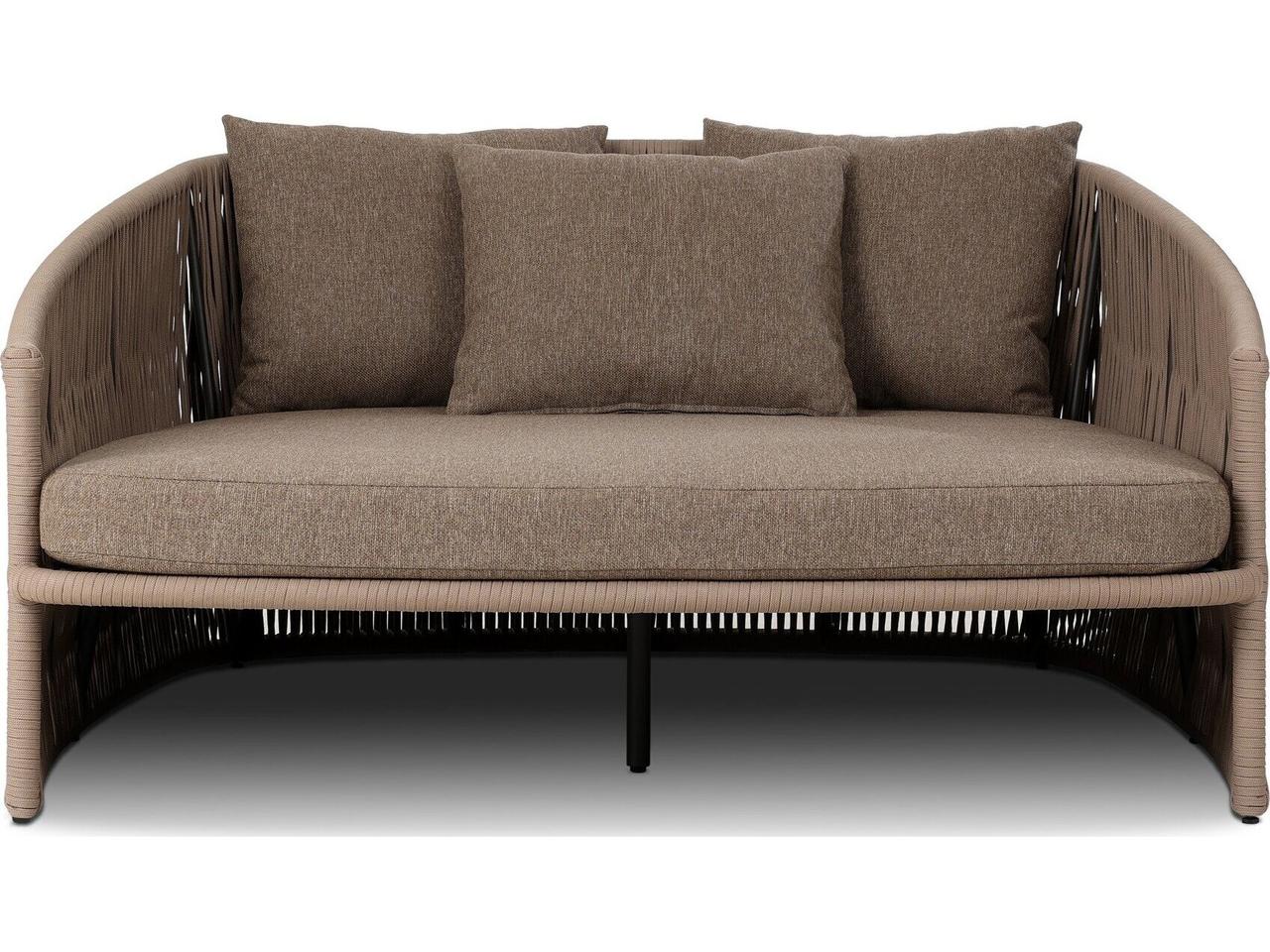 Four Hands Outdoor Solano Porto Outdoor Lounge Day Bed — Bronze