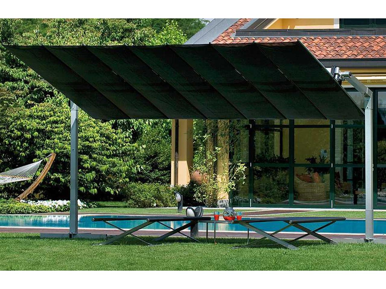 FIM Umbrellas Flexy 10 x 12 Foot Rectangular Offset Umbrella with Sunbrella  Canopy | PatioLiving