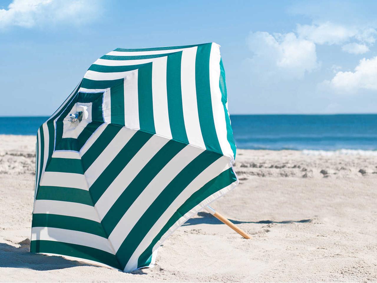 Frankford Quick Ship Shade Star Ash Wood 6.5 Foot Hexagon Beach Frankford Quick Ship Shade Star Ash Wood 6.5 Foot Hexagon Beach