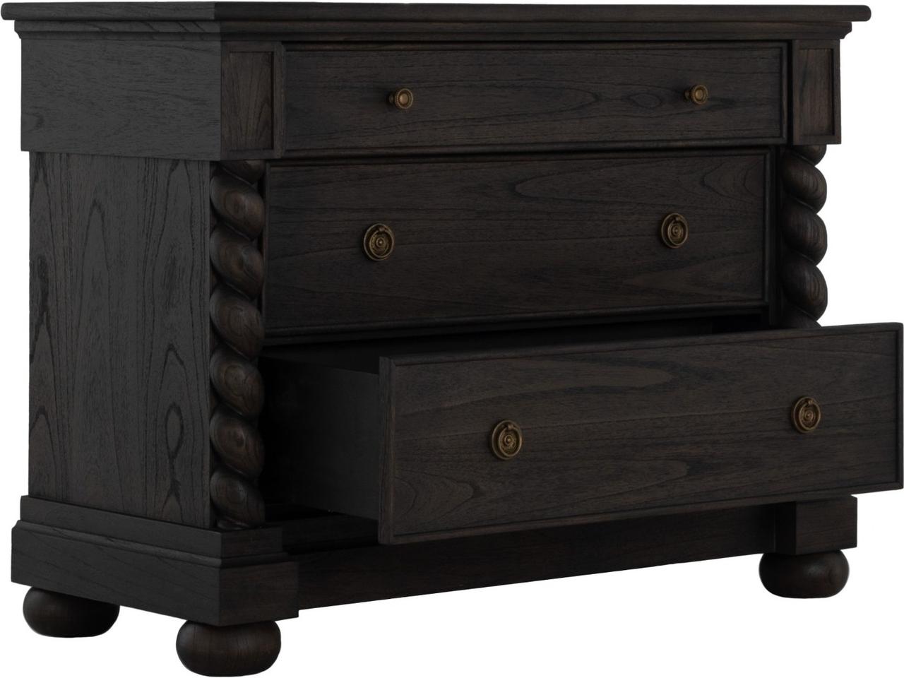 Gabby Burkhardt Brown Mindi Wood Accent Chest — Traditional