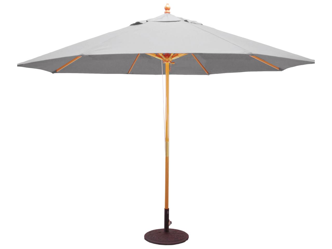 blue tilt patio umbrella Spa Blue Crank & Tilt Steel Round Outdoor Patio Umbrella, 7.5'