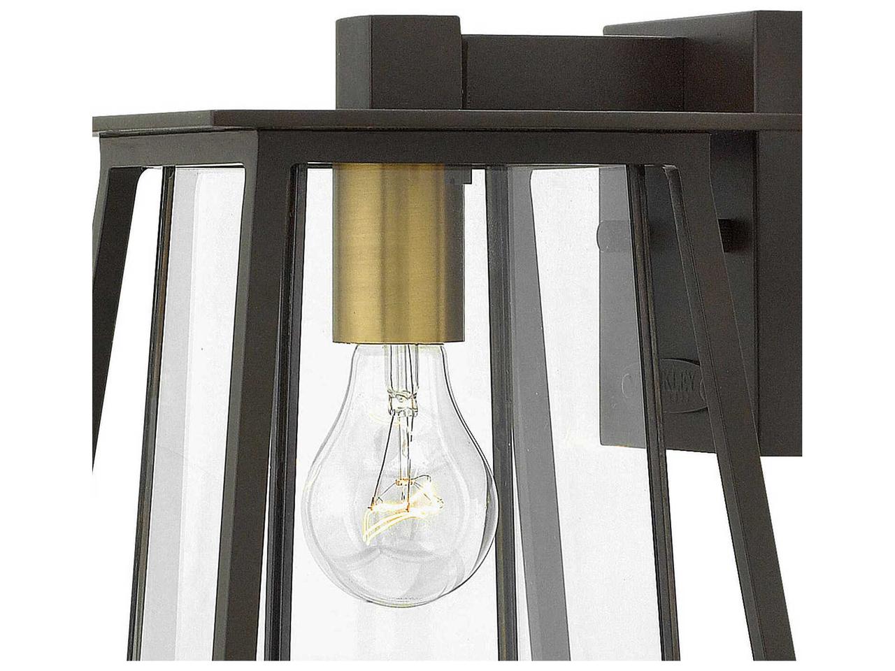 Hinkley Walker 1-Light Outdoor Wall Lantern in Buckeye Bronze