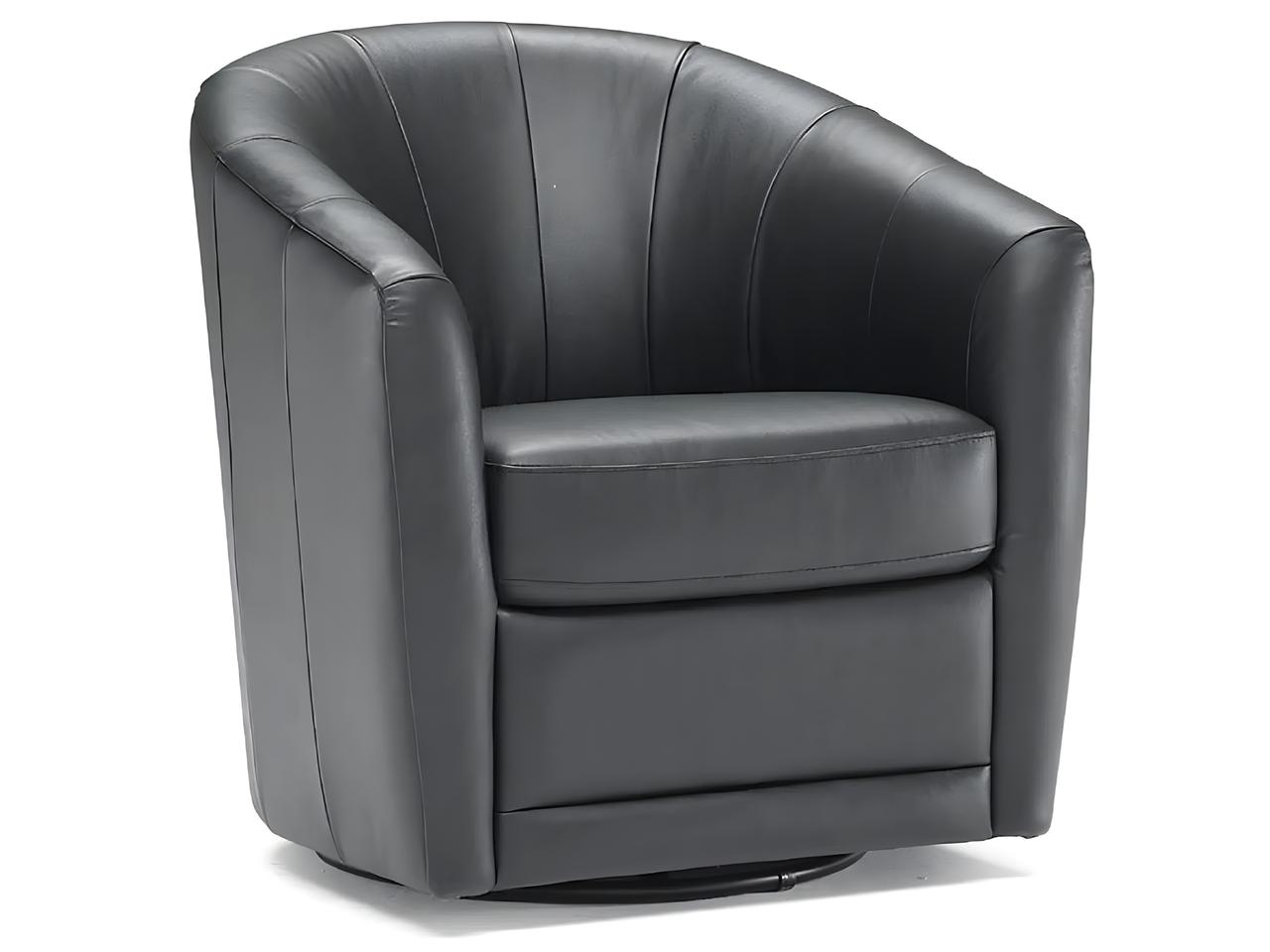 Natuzzi Editions Giada Swivel Accent Chair | B596066 | PatioLiving