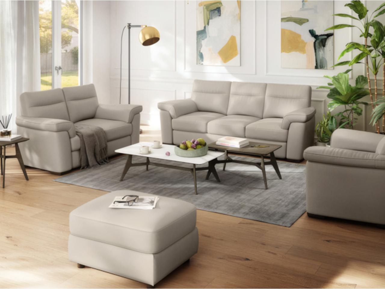 Natuzzi Editions Brivido Ottoman | B757010 | PatioLiving